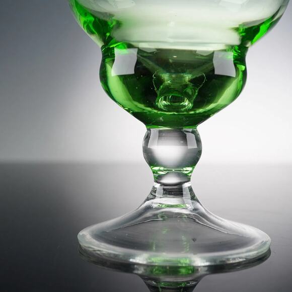 Vintage Set of 5 Handblown Cordial Glasses - Picture 3 of 4